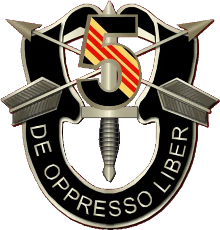 Recruitingmilsima3 5th Special Forces Group Us Green Barrette Army Logo Png Friend Icon Teamspeak