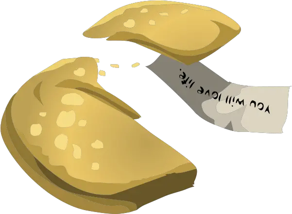 Opened Fortune Cookie Fortune Cookie Png Fortune Cookie Png