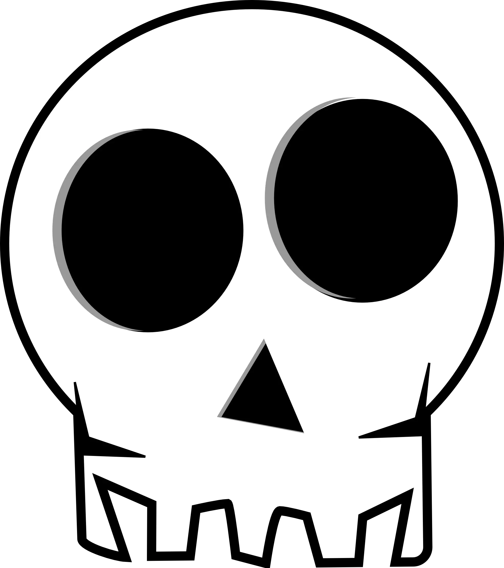 Dibujo Calavera Png 6 Image Clipart Halloween Skull Calavera Png