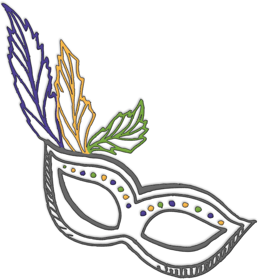 Mardi Gras Food Fest Clip Art Png Mardi Gras Mask Png