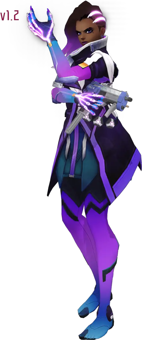 Mmd Overwatch Model Dl Sombra Overwatch Png Sombra Overwatch Png