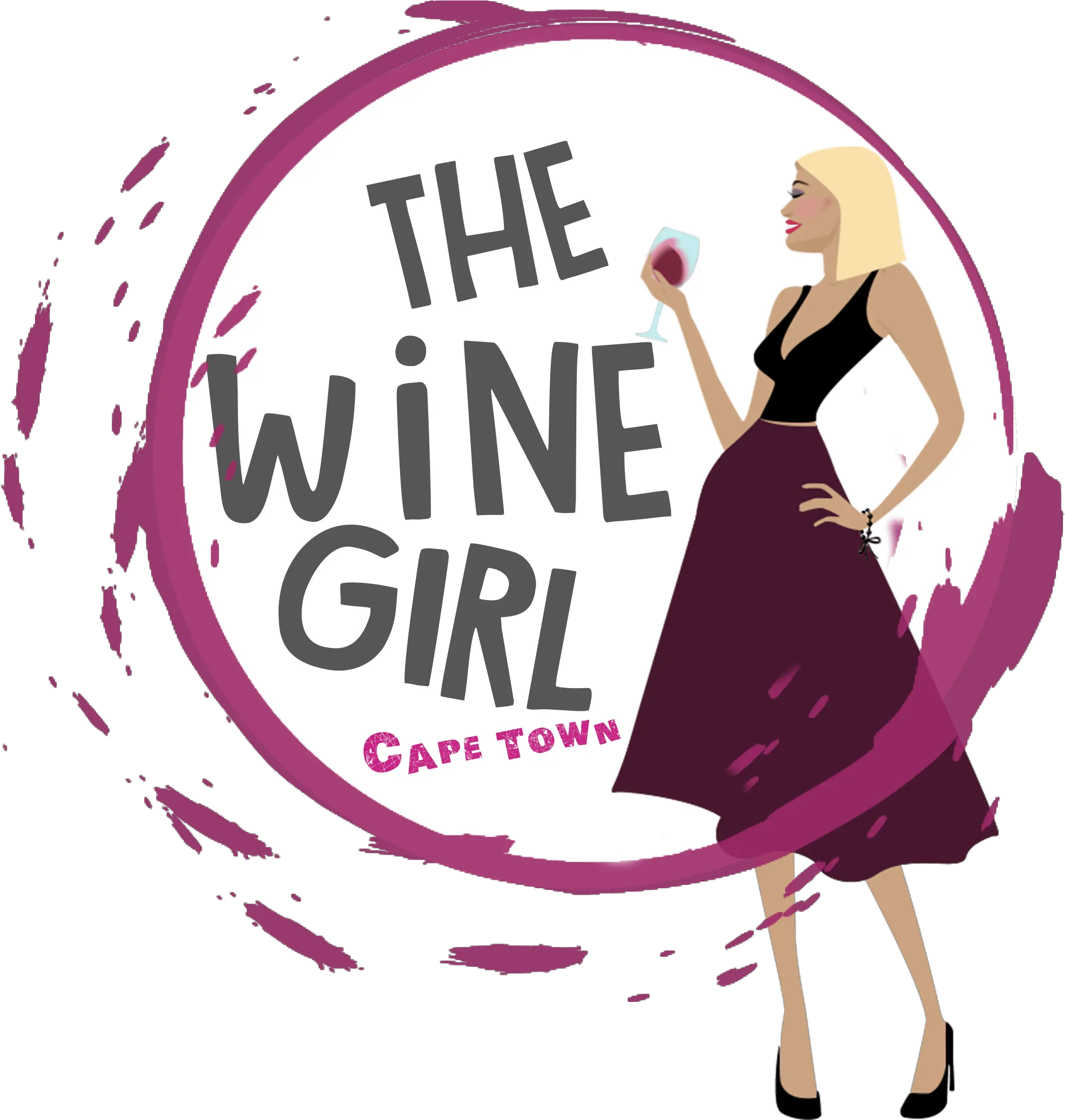 Cropped Logofinal2shorthair22018png The Wine Girl Illustration Short Hair Png