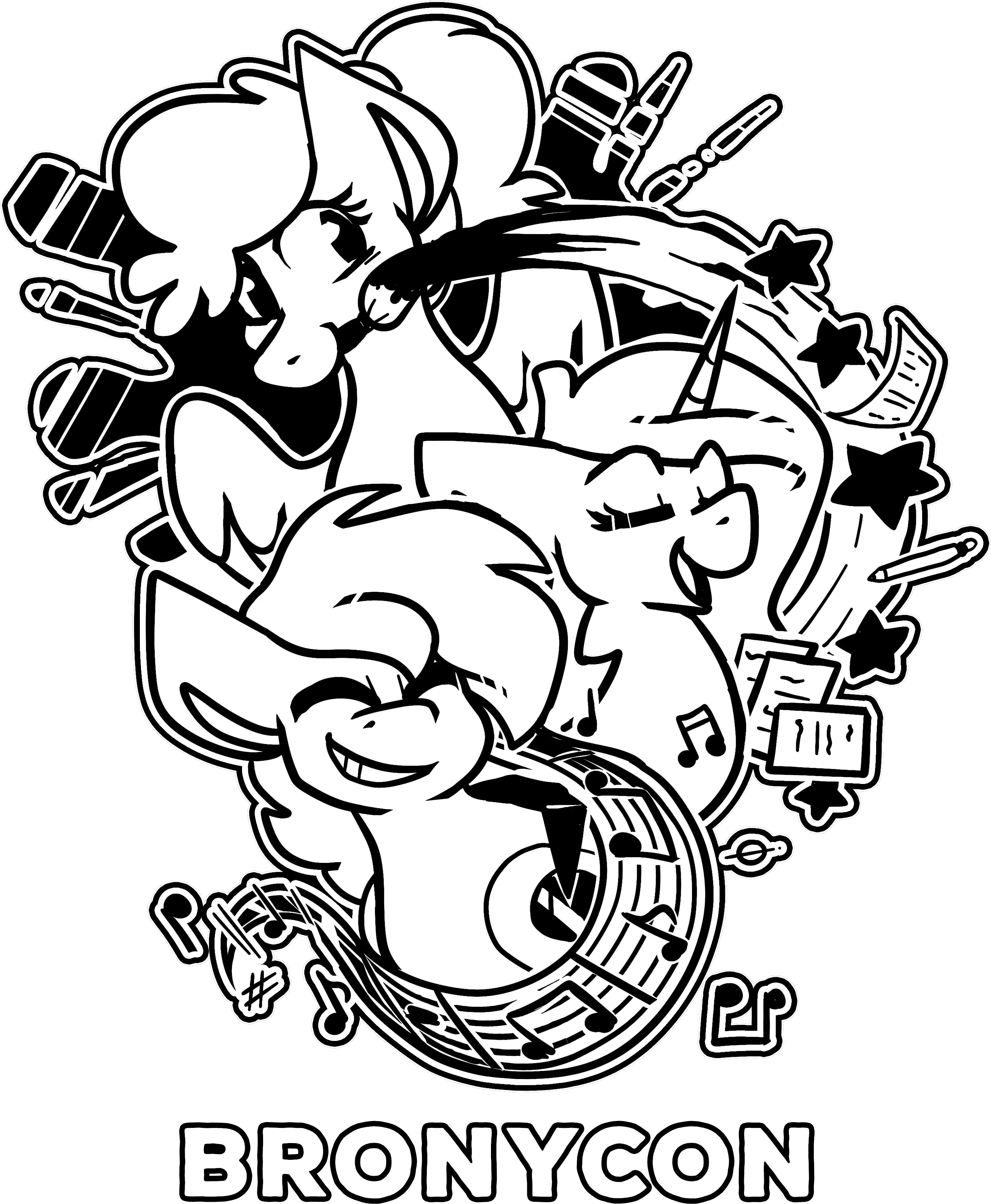 Bronycon Mascots Png Logo