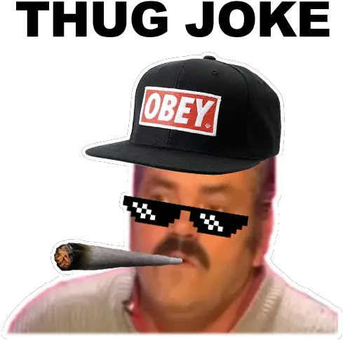 Telegram Sticker 15 From Collection El Risitas Eezee Png Obey Hat Transparent