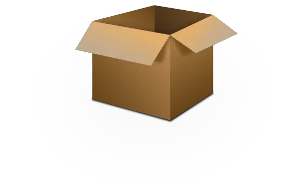 Download Hd Open Box Clip Art Cardboard Box Png Open Box Png