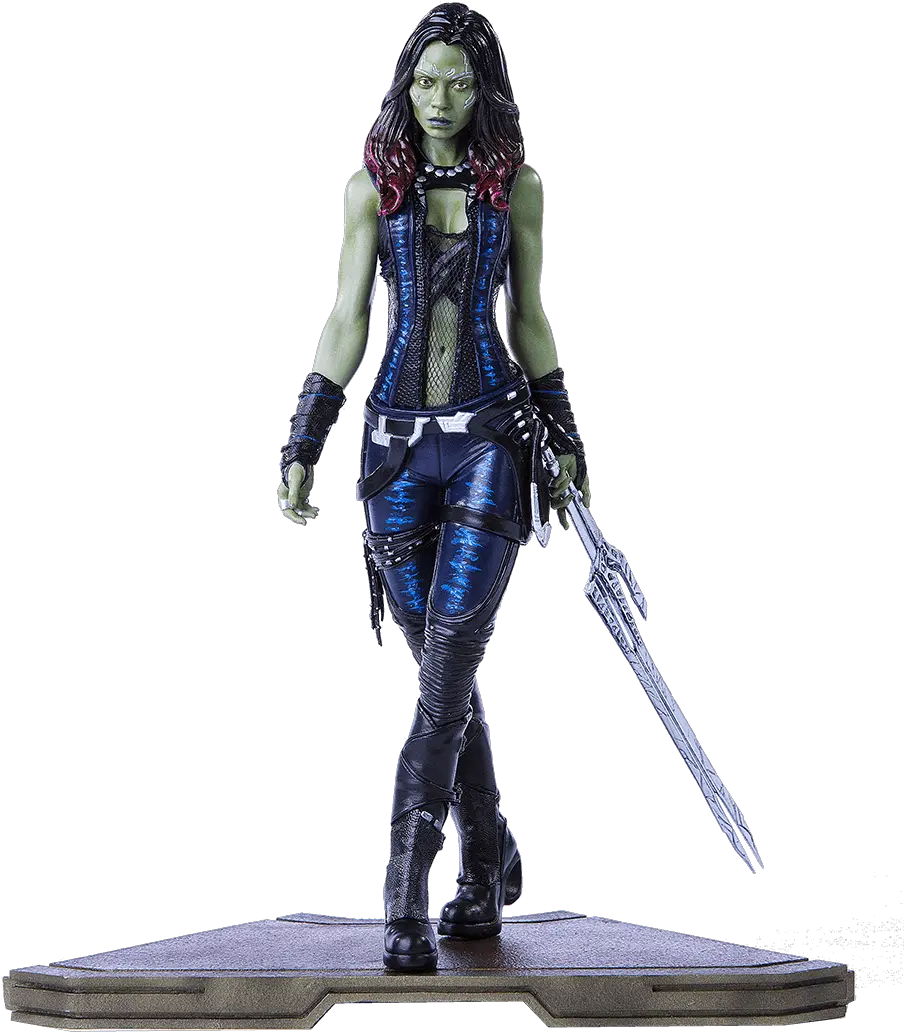 Download Guardians Of The Galaxy Gamora Estatua Png Gamora Transparent