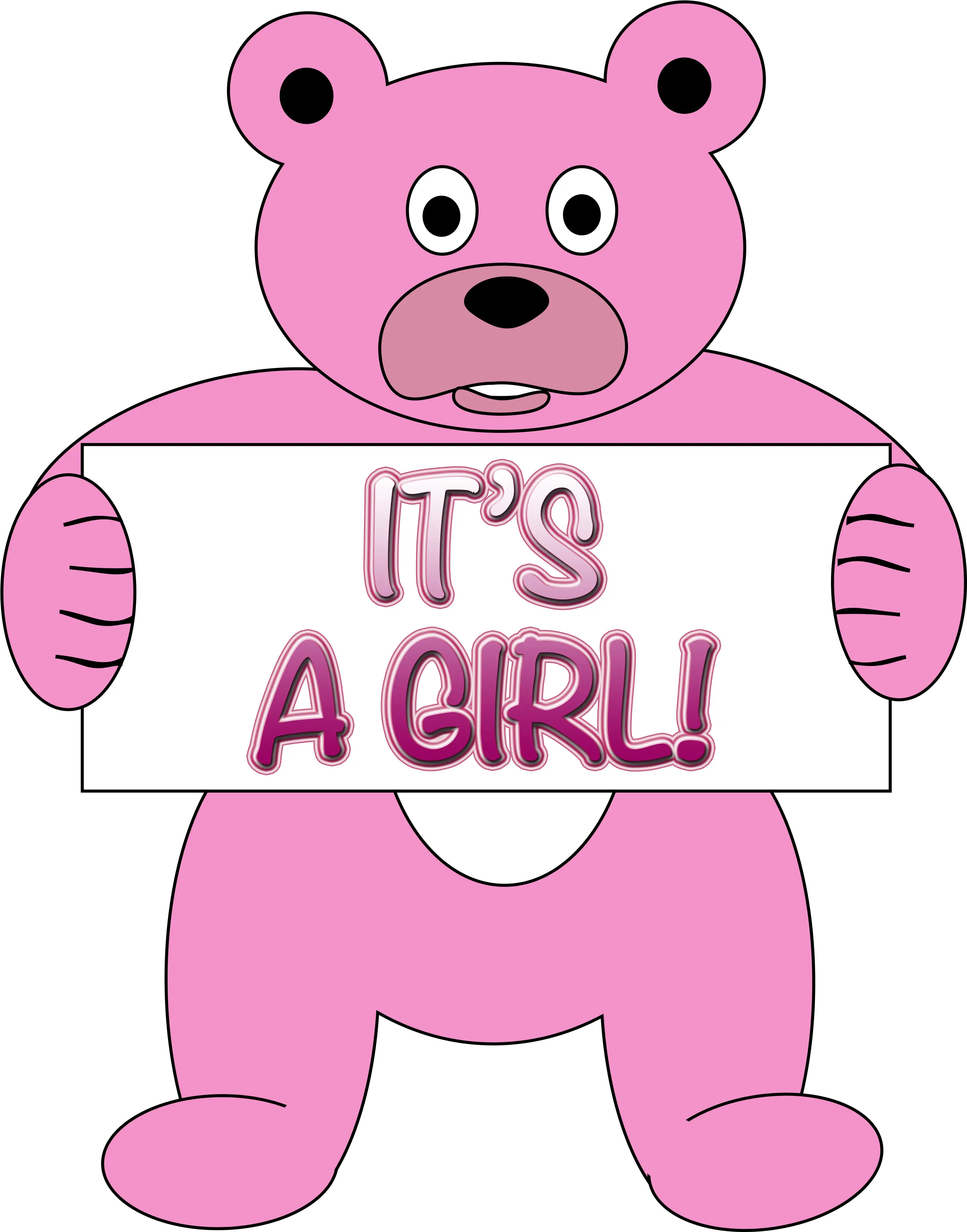 Its A Girl Png Picture 388307 Teddy Bear Its A Girl Png