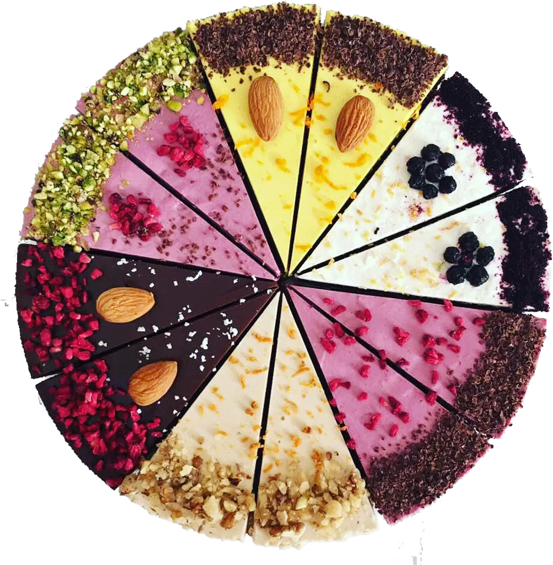 Assorted Flavours Raw Cake Raw Cakes London Png Cake Transparent png