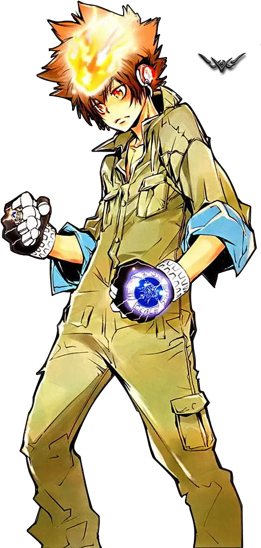 Renders Hitman Reborn Sawada Tsuna Reborn Png Hitman Png