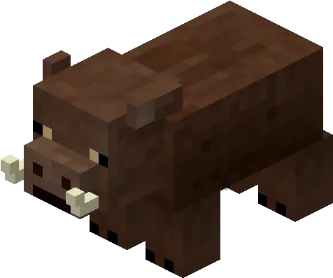 Wild Boar Minecraft Boar Png Minecraft Pig Png