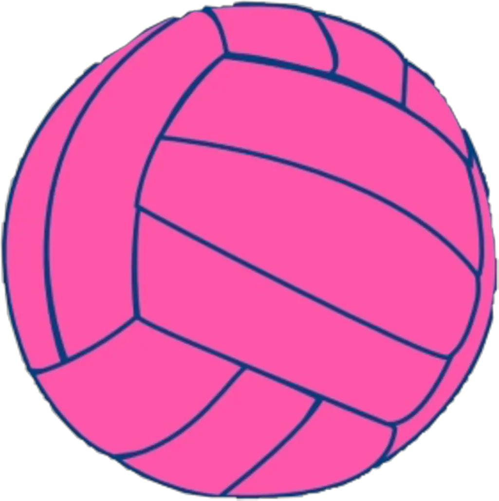 Pink Transparent Background Netball Png Volleyball Transparent Background