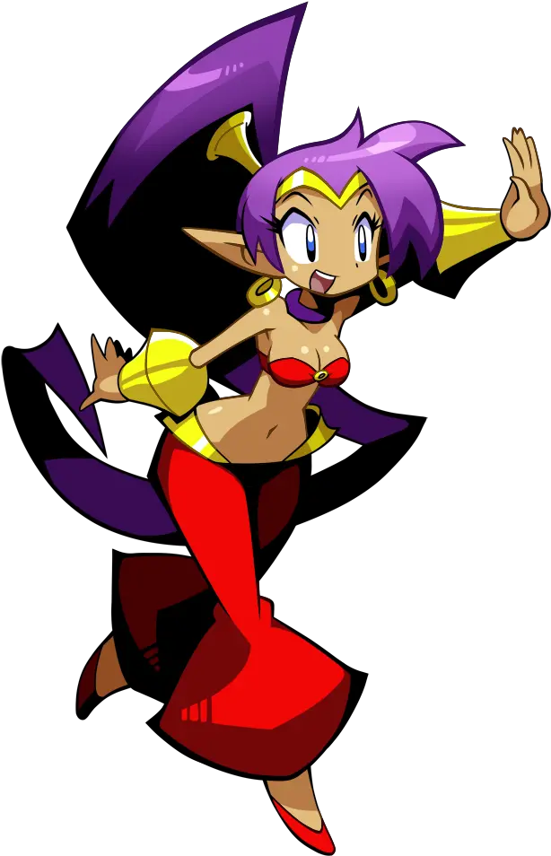 Half Shantae Half Genie Hero Artwork Png Shantae Png