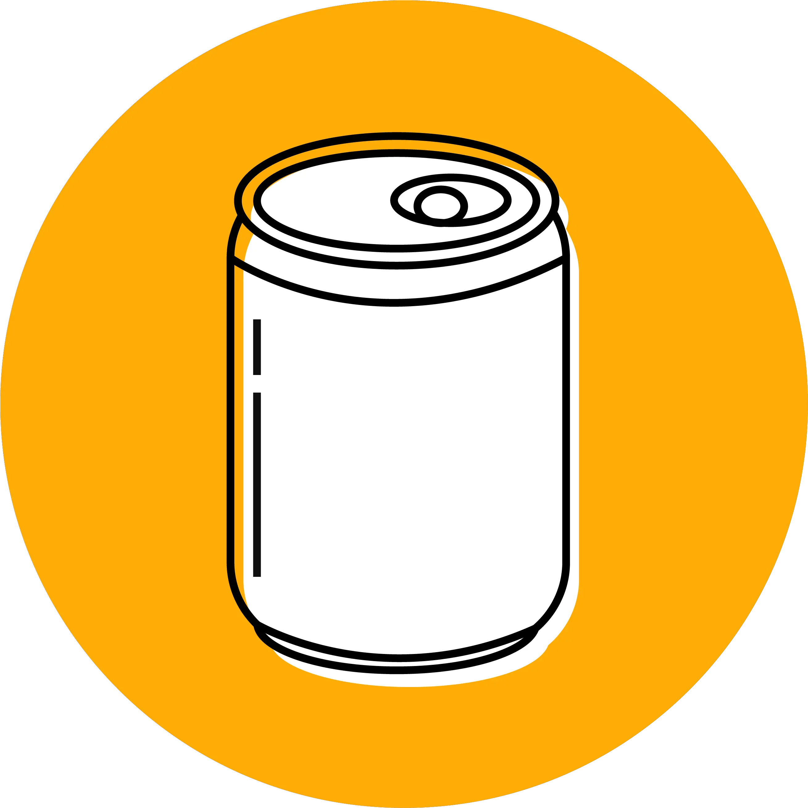 Canned Soda Package Insight Vertical Png Soda Vector Icon