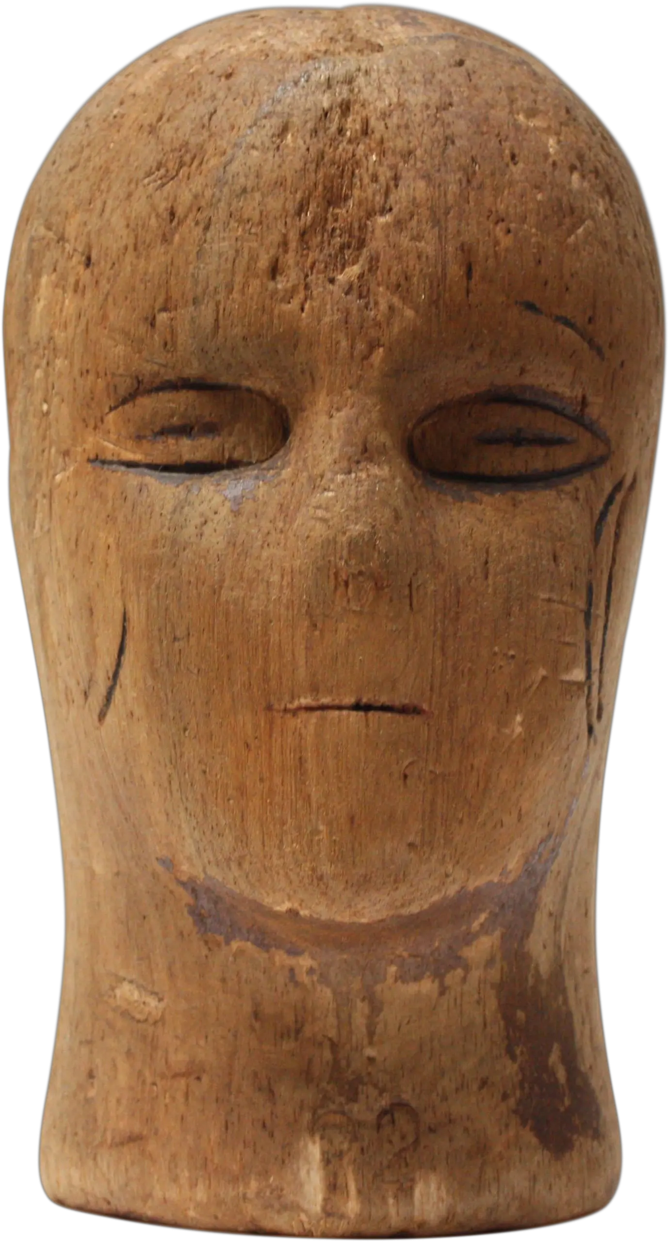 Primitive Cork Mannequin Display Head Artifact Png Mannequin Head Png
