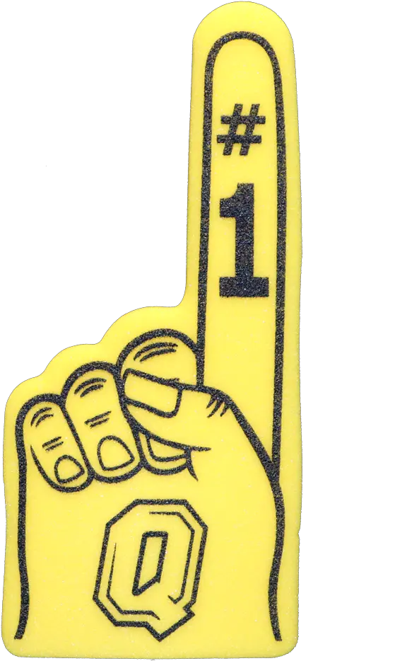 Foam Finger U2013 Queenu0027s Q Shop Illustration Png Foam Finger Png