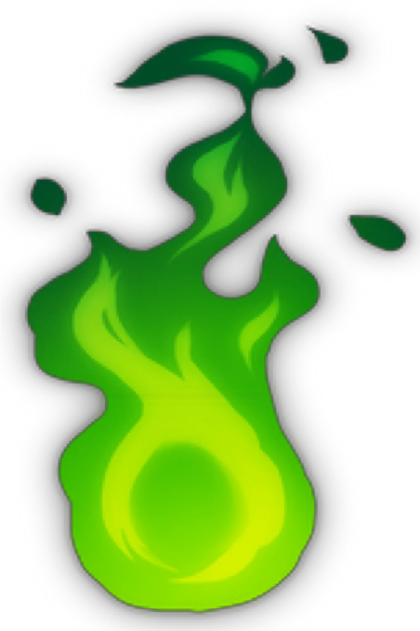 Download Green Ember Blue Glow Transparent Png Ember Png