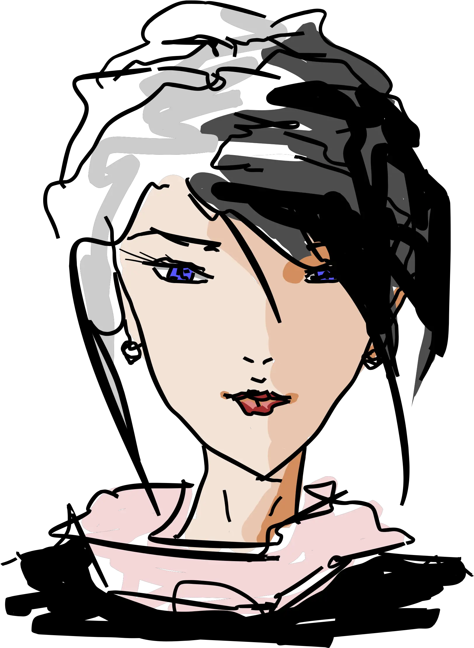 Woman Face Sketch Png Clipart Woman S Face Drawing Woman Face Png png