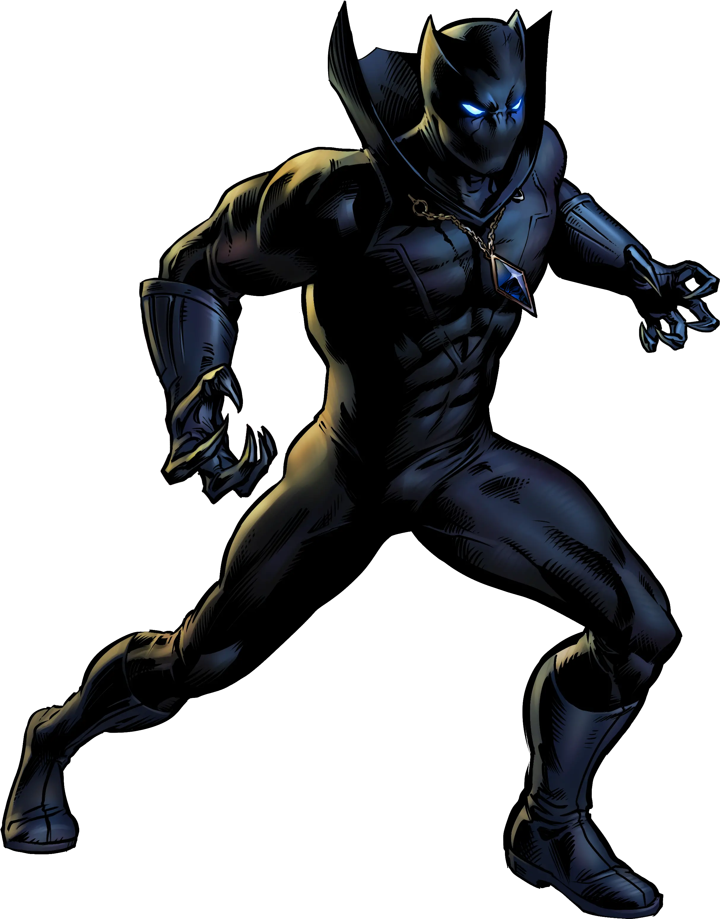 Black Black Panther Comics Suit Png Panther Png