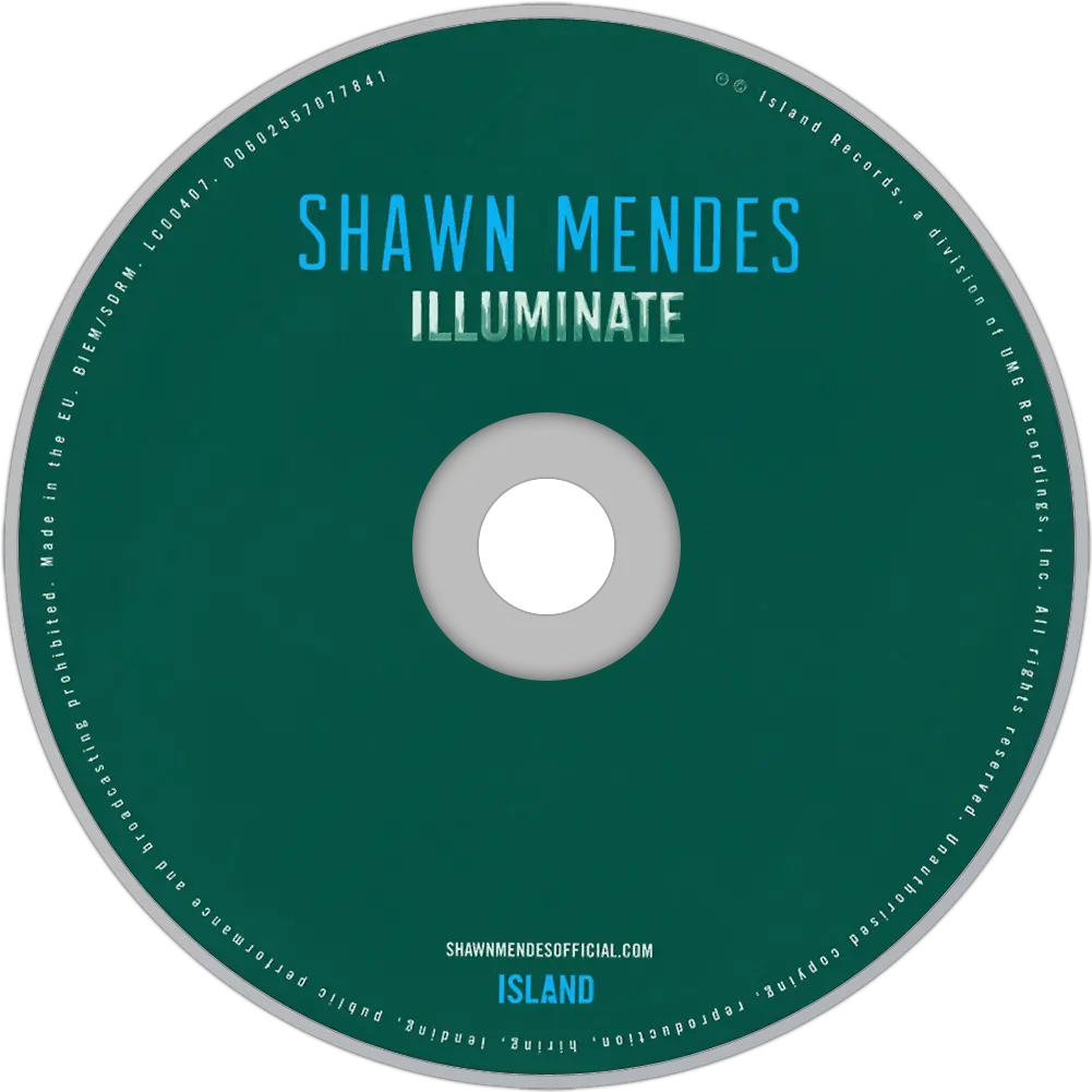 Shawn Mendes Illuminate Theaudiodbcom Optical Disc Png Shawn Mendes Icon