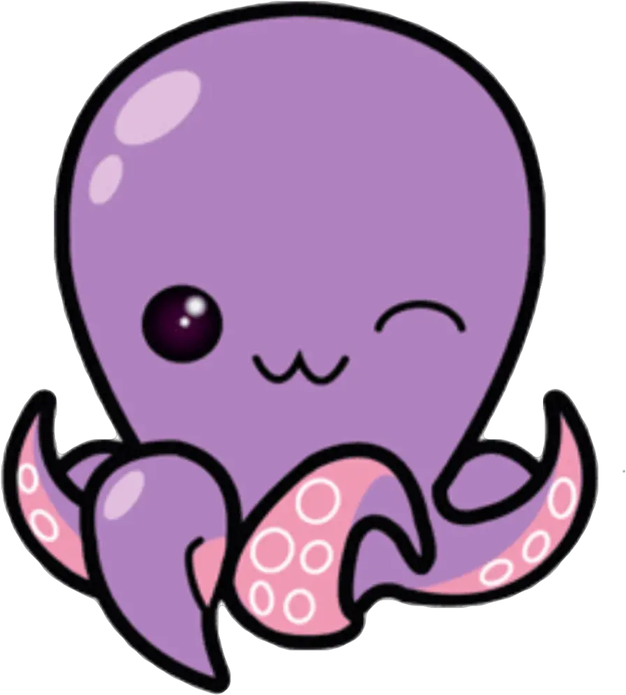 Download Kawaii Cute Squid Hd Png Uokplrs Cute Octopus Cartoon Squid Png