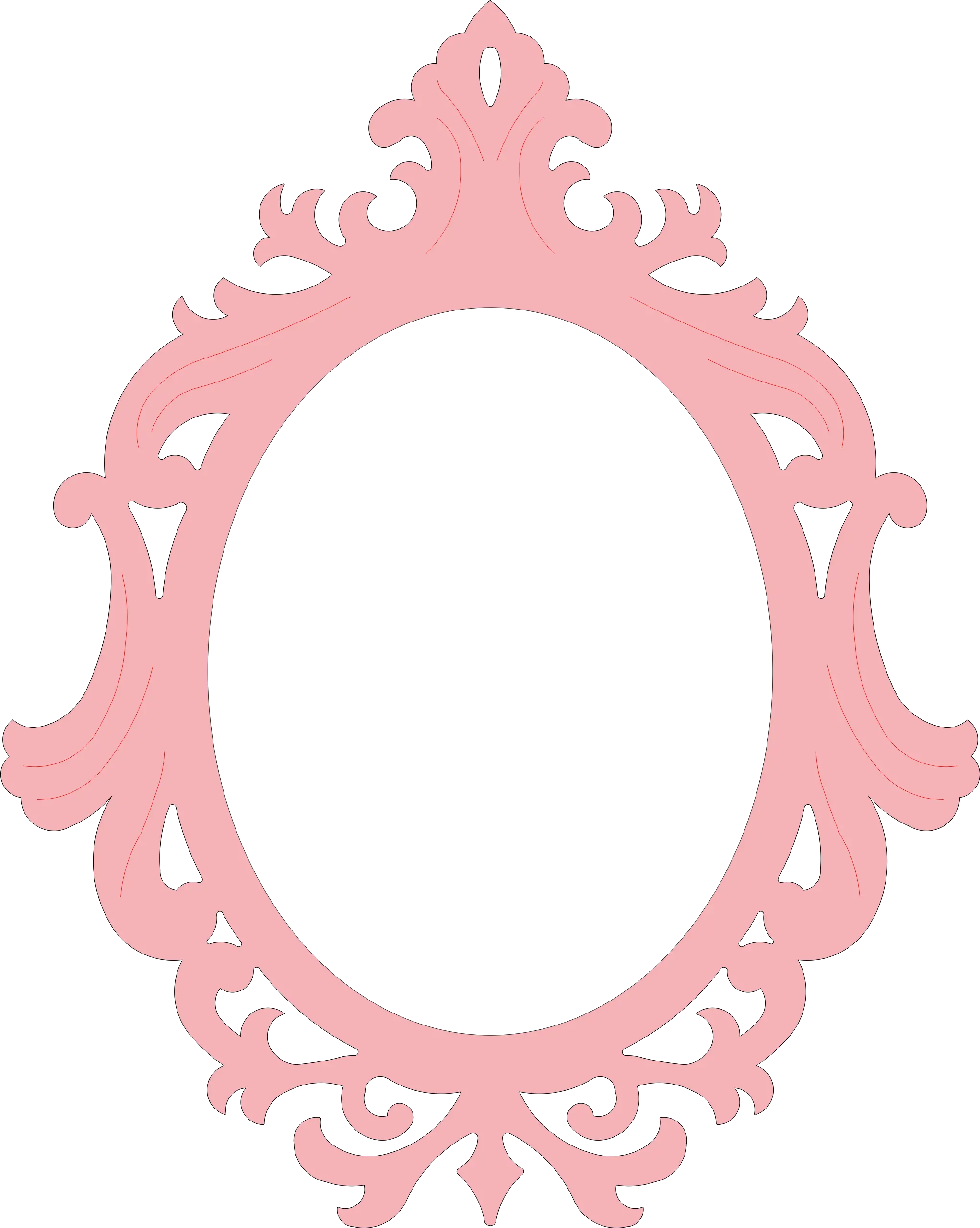 Mirror Frame Laser Cut Template Free Vector Laser Cut Frames Png Mirror Frame Png