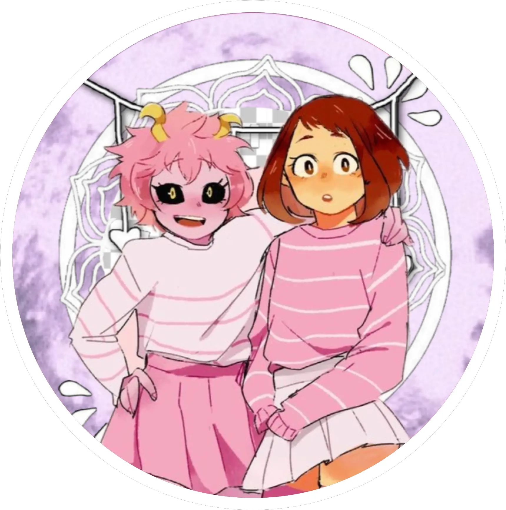 Sticker Mina And Uraraka Bff Png Mina Icon