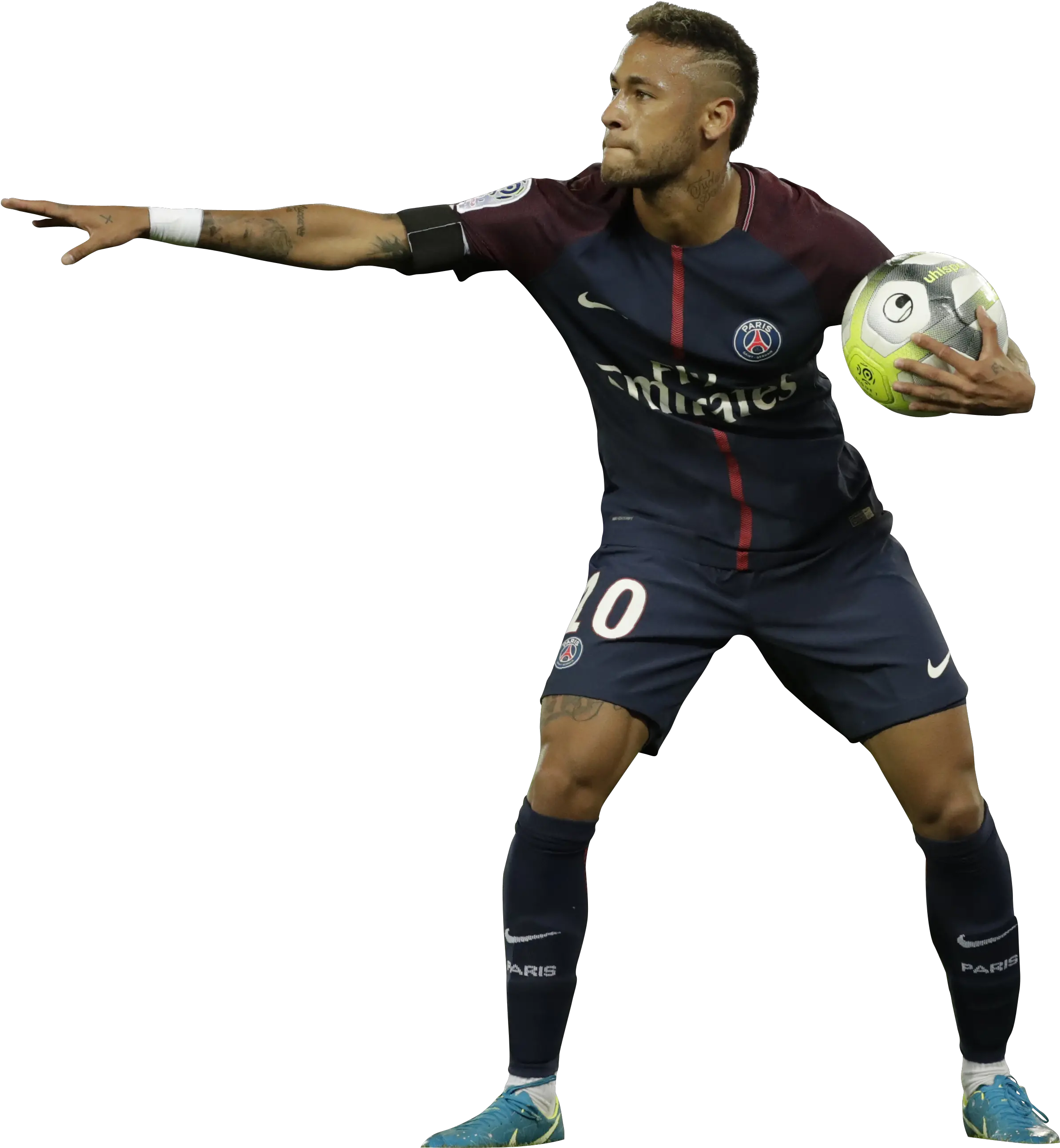 Neymar Psg 2017 With Ball Neymar Png Neymar Png