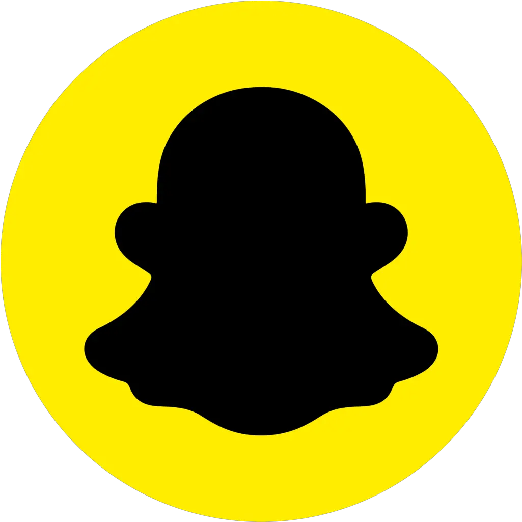 Round Snapchat Logo Png Black Picasso National Museum Snap Chat Icon Png