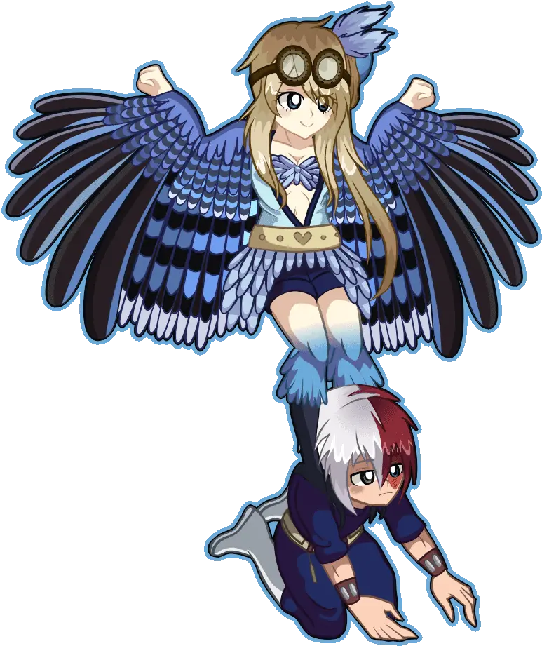 Tsubasa And Todoroki Png