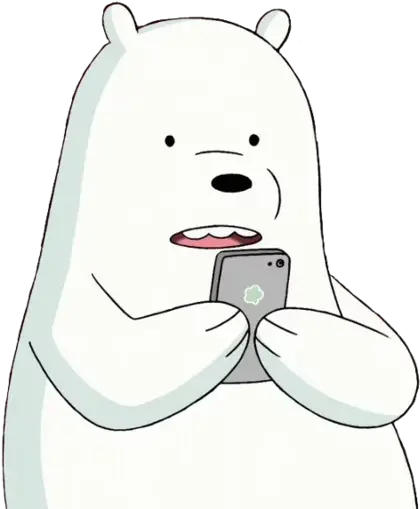 Telegram Sticker From Wbb Ice Bear Pack Mobile Phone Png Ice Bear Icon