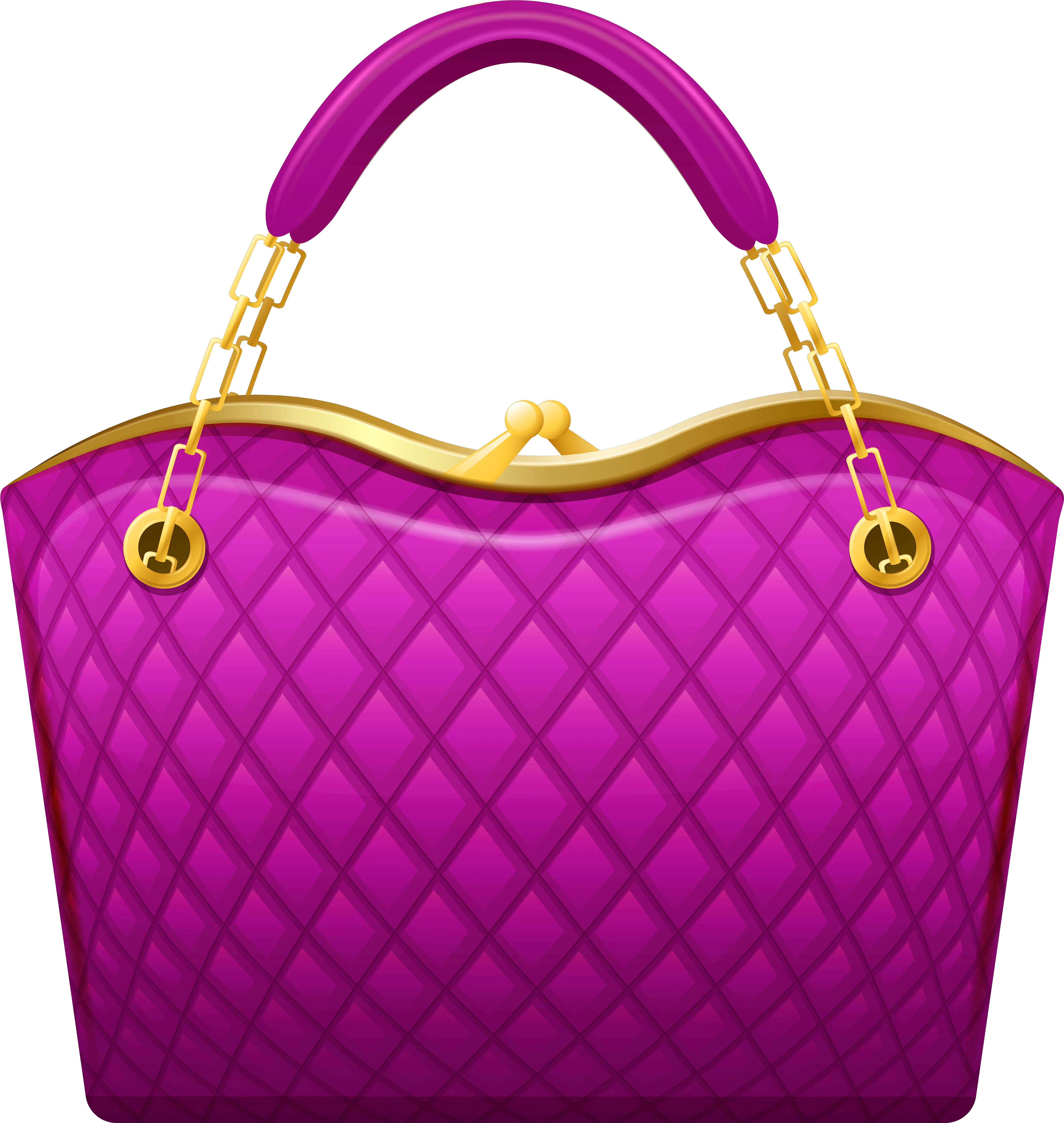 Pink Handbag Png Clip Art In 2020 Handbag Png Purse Png