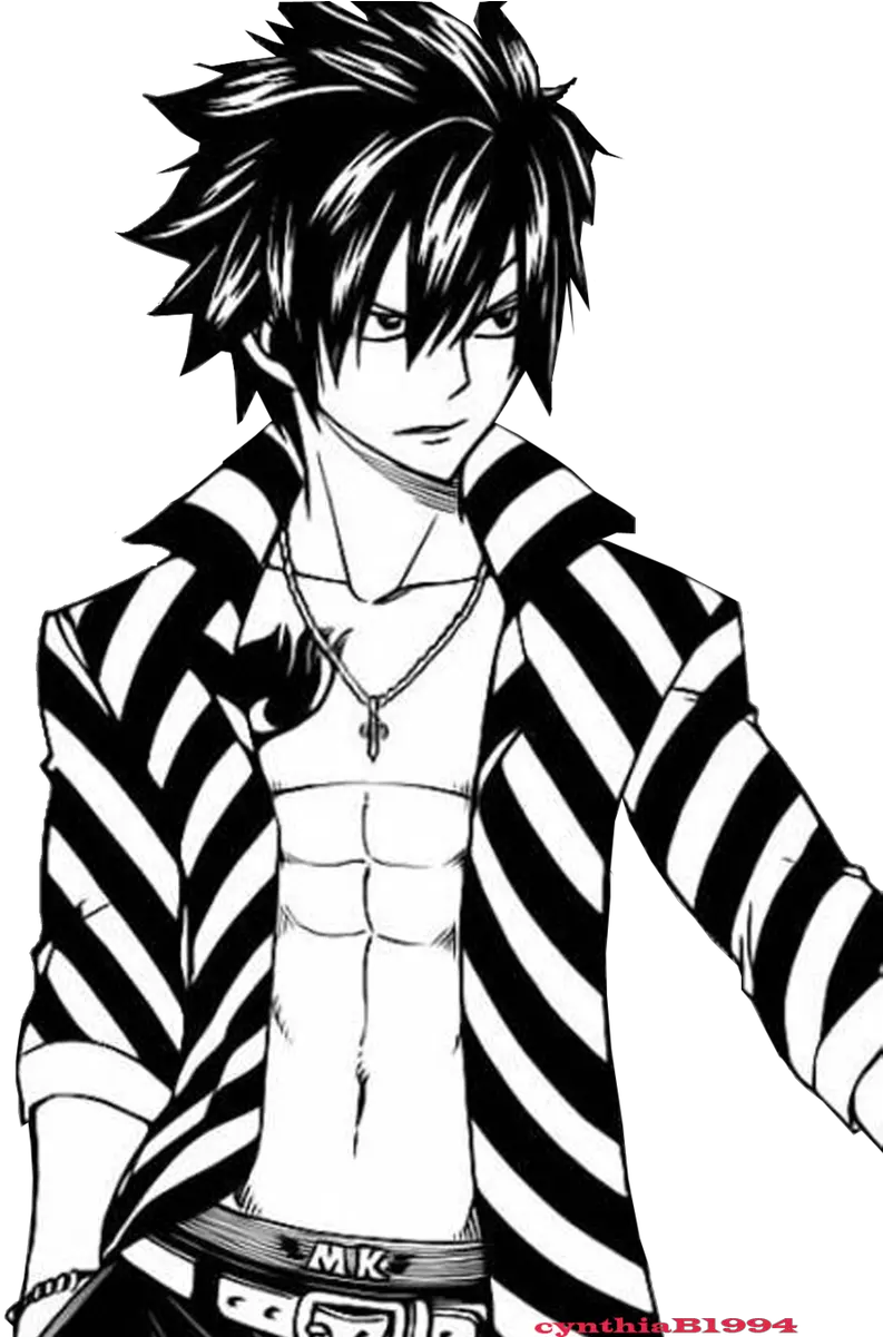 Grey Followed Silver Fullbuster Hd Png Sting Png