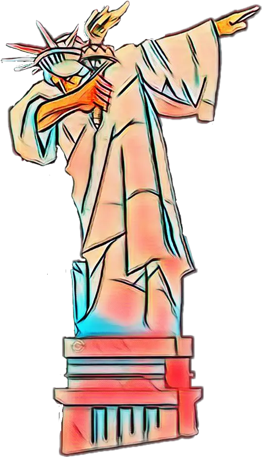 Statueofliberty Statue Of Liberty Red Magiceffect Fictional Character Png Magic Effect Png