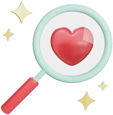 Magnifying Glass Icon Download In Colored Outline Style Girly Png Search Magnifying Glass Icon