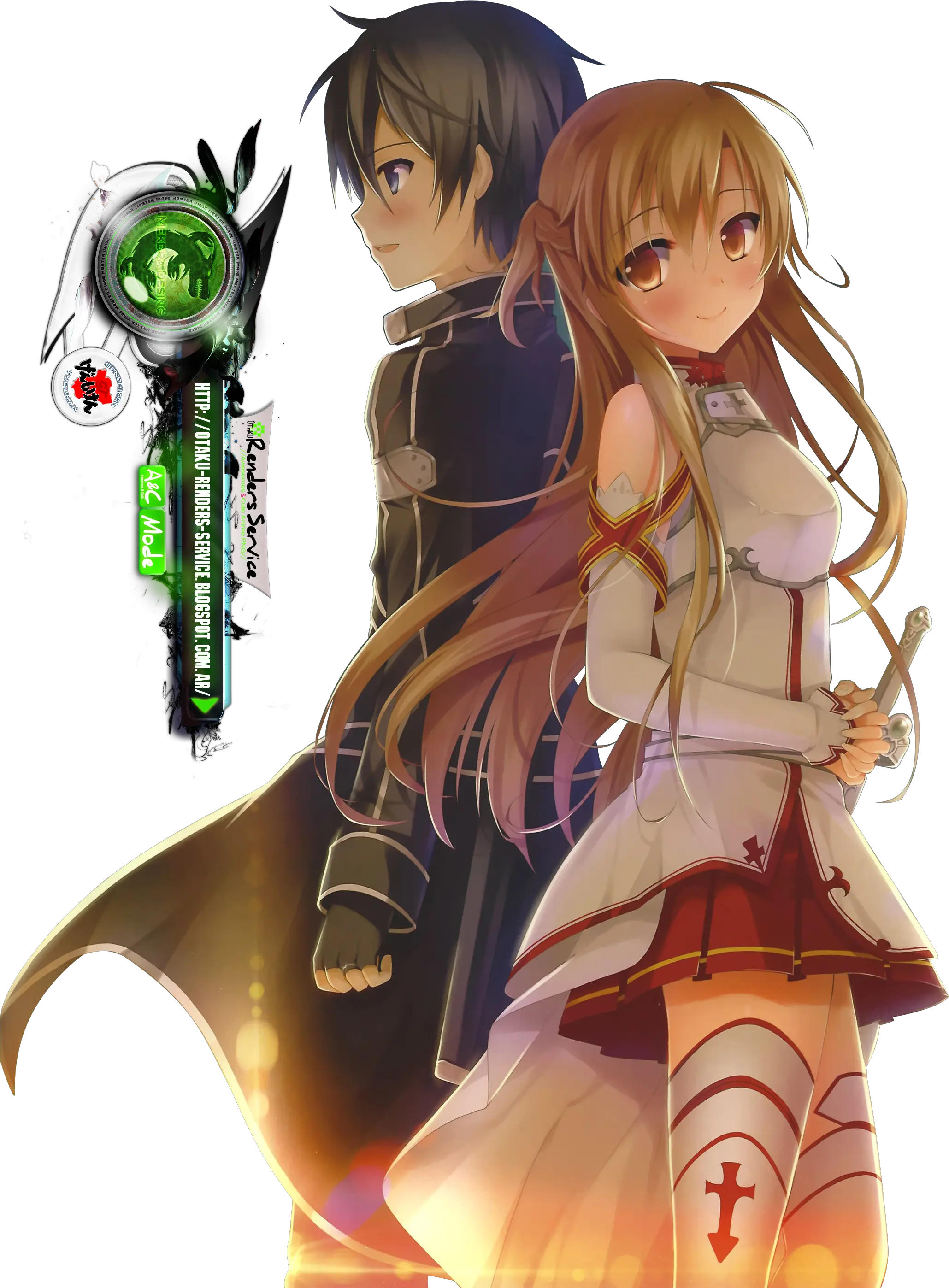 Png Asuna And Kirito Love Kirito Png