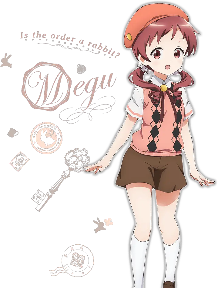 Natsu Megumi Gochuumon Wa Usagi Desu Ka Zerochan Anime Girly Png Natsu Transparent