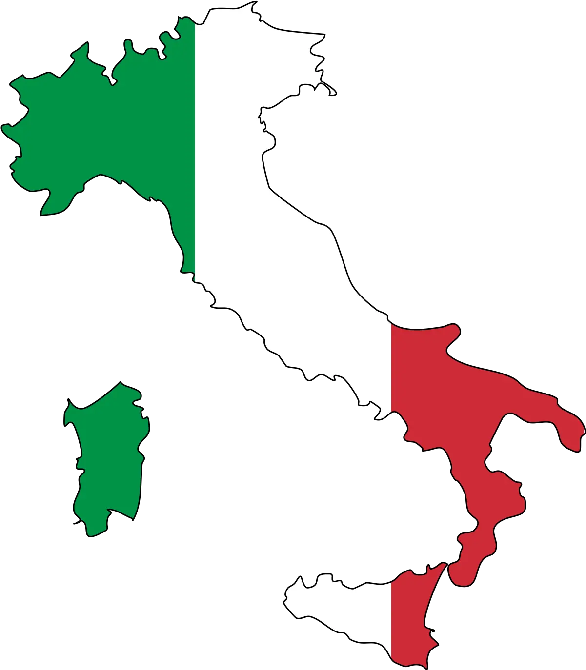 Flag Map Of Italy Italy Flag Map Png Italy Png