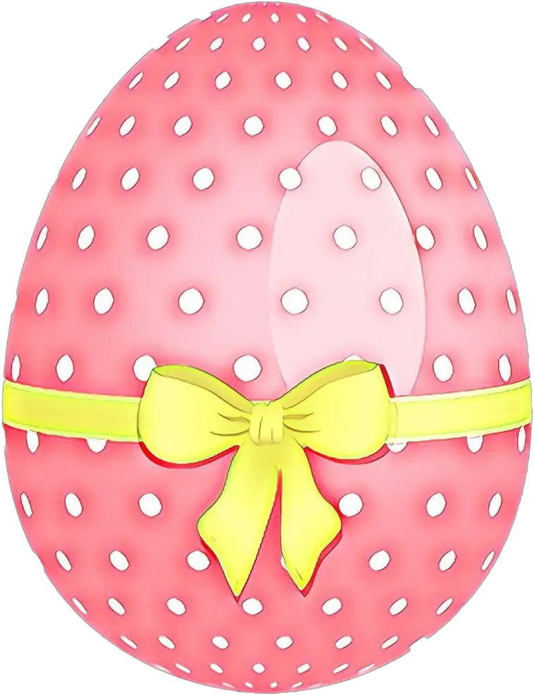 Pink Easter Egg Png Background Image Mart Huevo De Pascua Rosa Polka Dot Background Png