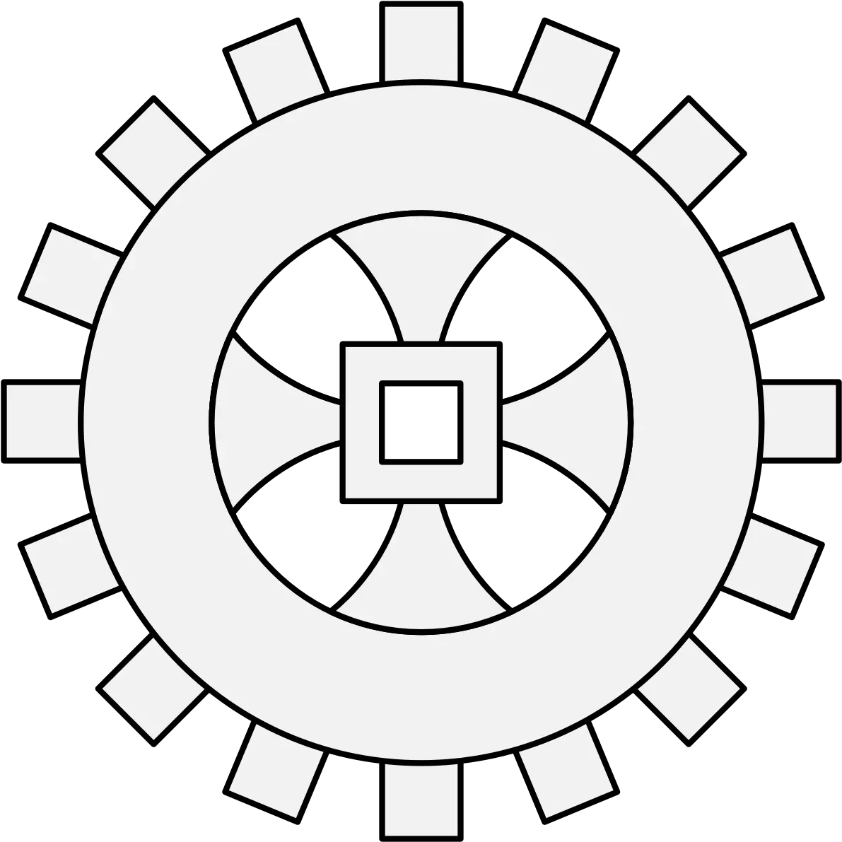 Cog Wheel Traceable Heraldic Art Samesystem Logo Png Cog Png