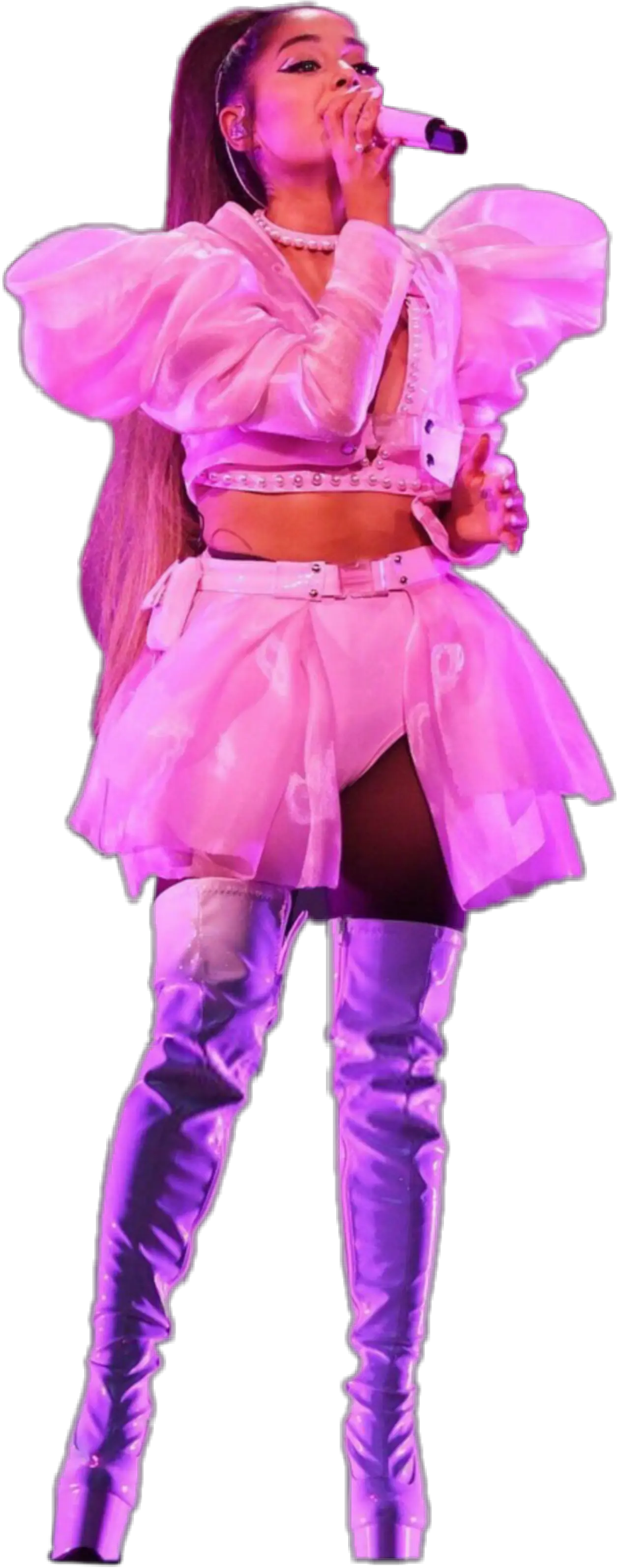 Arianagrande Ariana Grande Sticker By Dangerous Woman Ariana Grande Sweetener World Tour Pink Outfits Png Ariana Grande Transparent