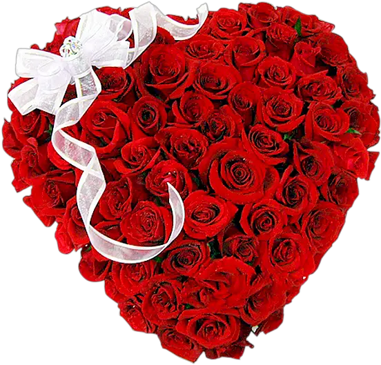 100 Roses Heart Happy Day Gifts Png Rose Heart Png