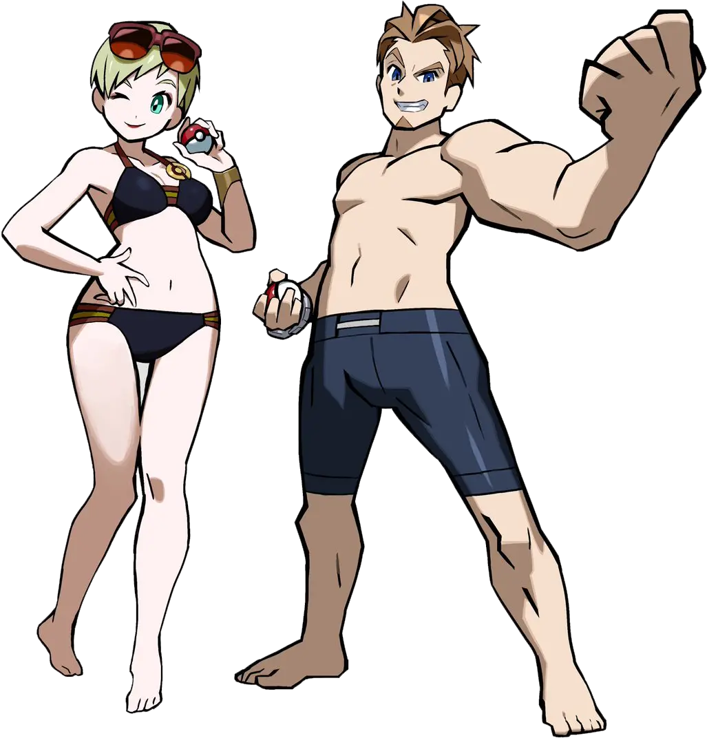 Swimmers Trainer Class Bulbapedia The Communitydriven Sailor Pokemon Trainer Class Png Swimmer Png