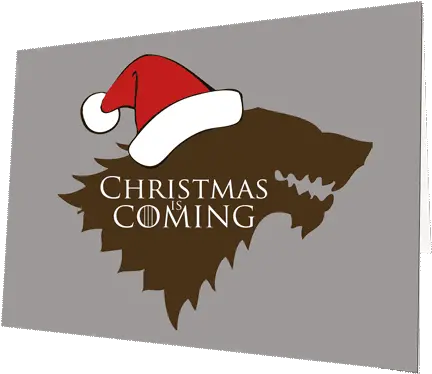 Christmas Is Coming Card Game Of Thrones Vector Png Christmas Card Png