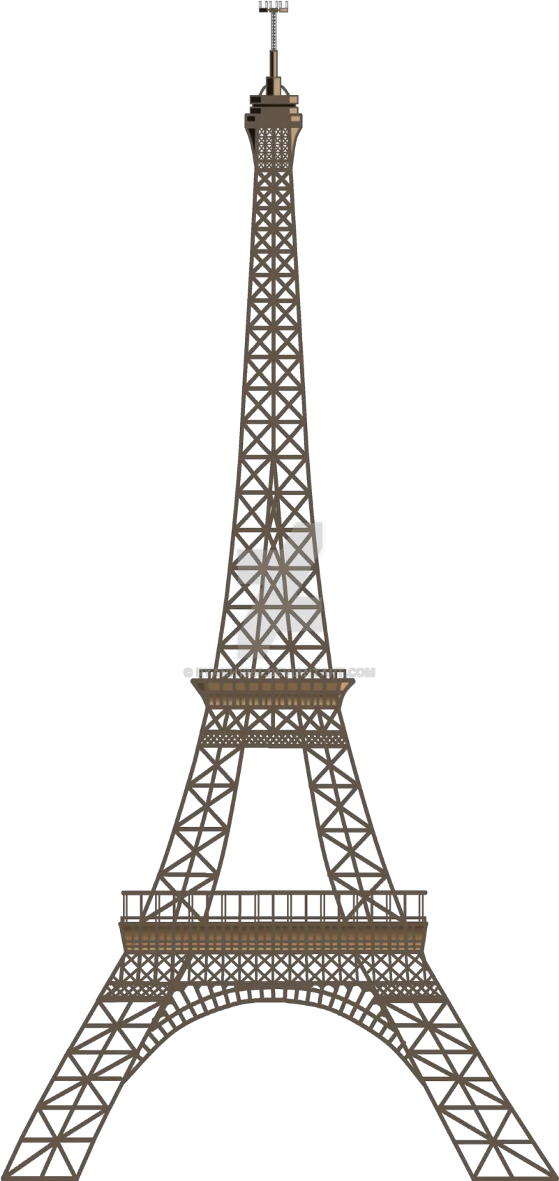 Two Dimensional Eiffel Tower Eiffel Tower Png Paris Png