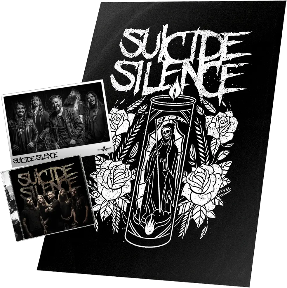 Suicide Silence Cd Flag Photo Bundle Suicide Silence Candle T Shirt Png Silence Png