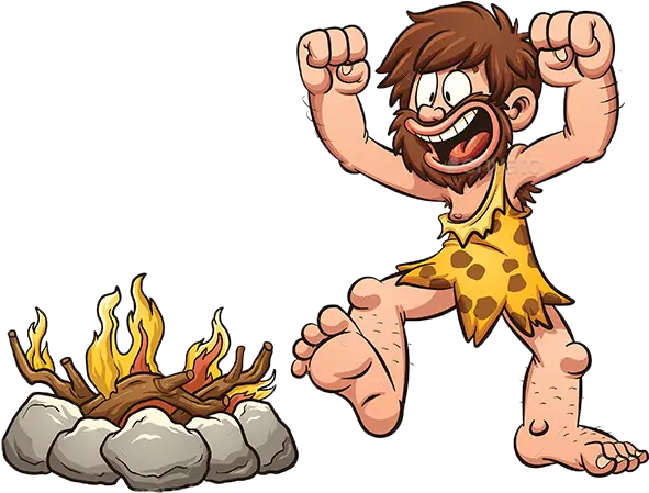 Fire Discovery Of Fire Cartoon Png Fire Sparks Png