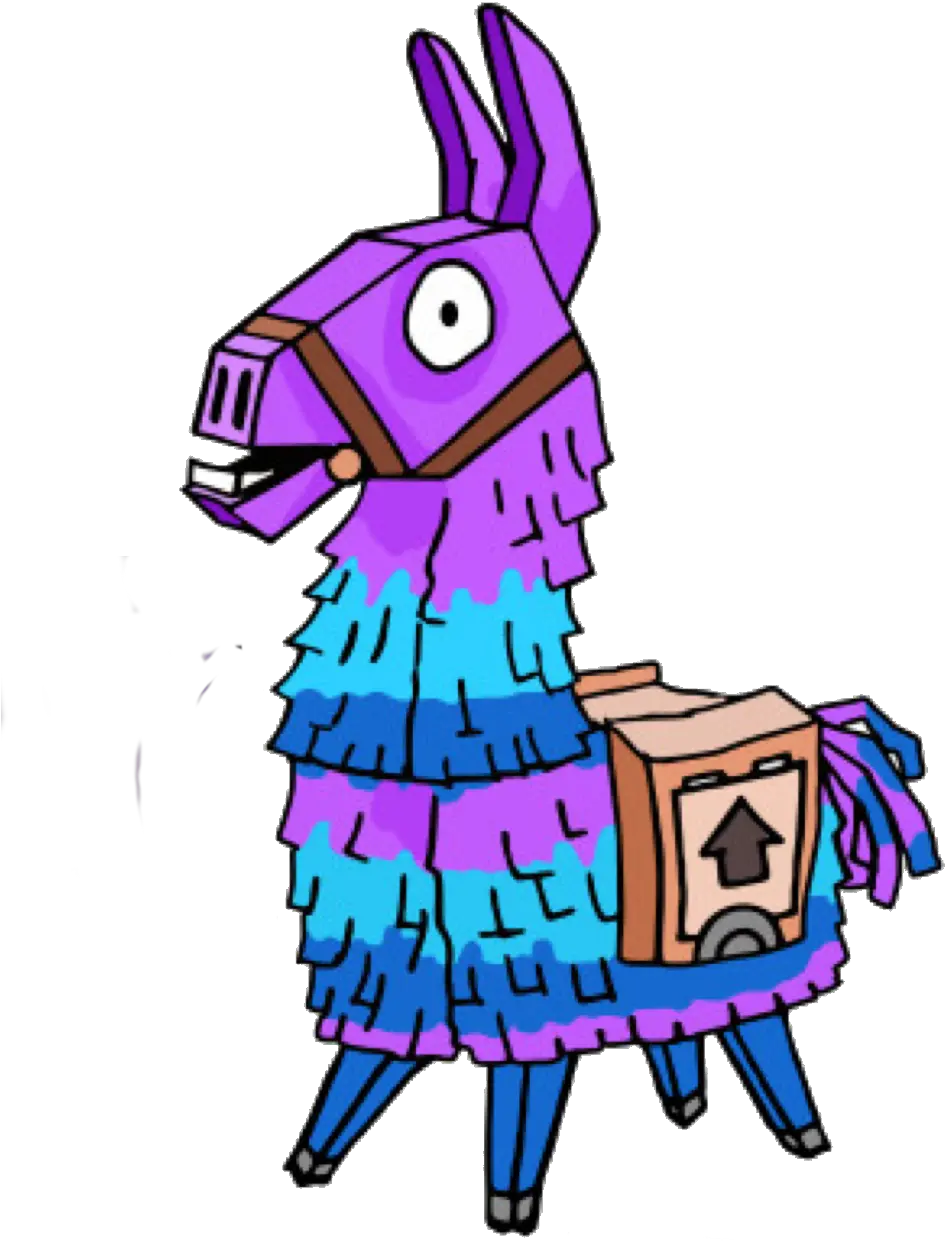 Fortnite Llama Vector Cartoon Fortnite Llama Png Fornite Logo