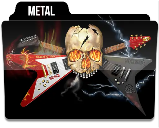 Metal 1 Icon Music Folder Iconset Limav Png