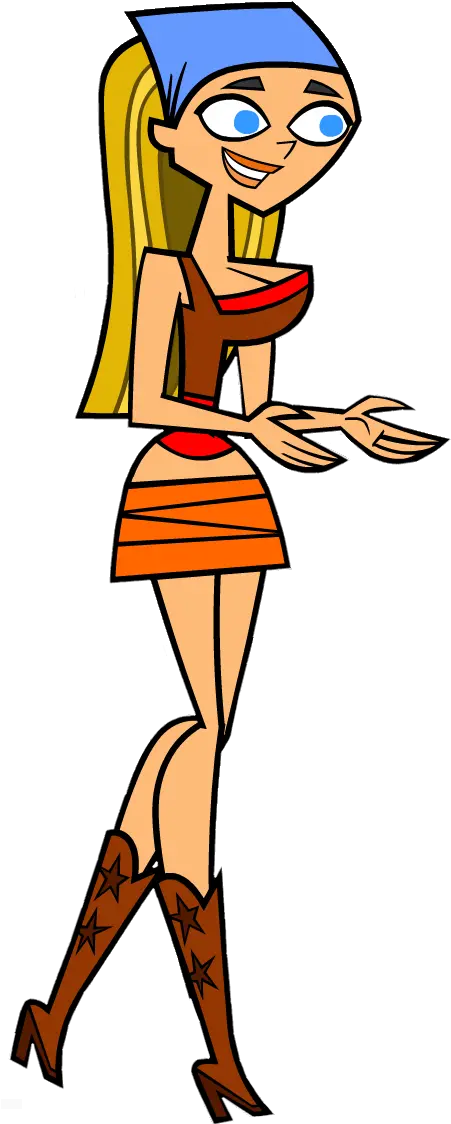 Total Drama Lindsay Hands Outstretched Lindsay In Total Drama Island Png Leg Transparent