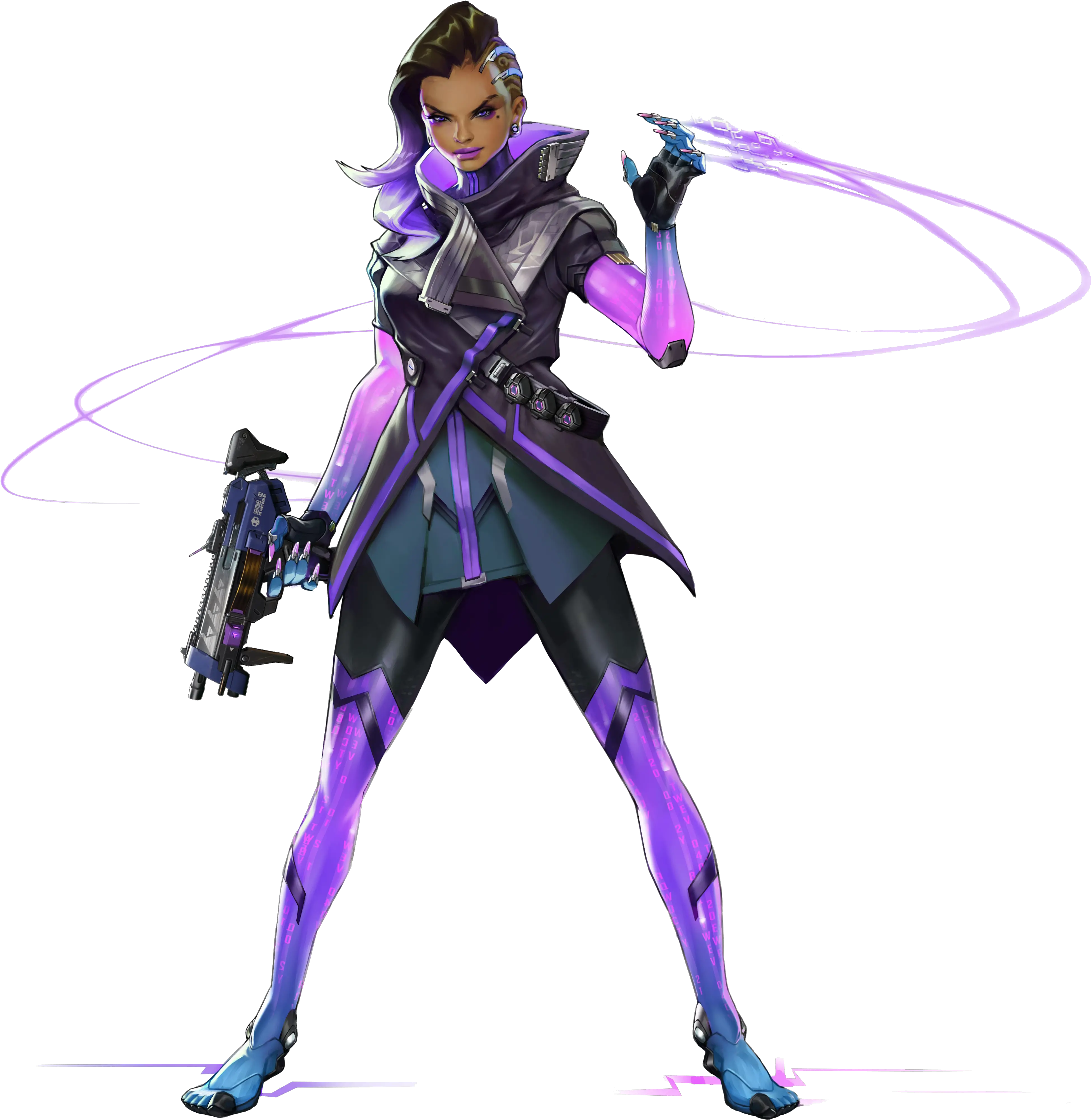 Download Overwatch Sombra Concept Art Transparent Png Sombra Overwatch Ana Overwatch Png